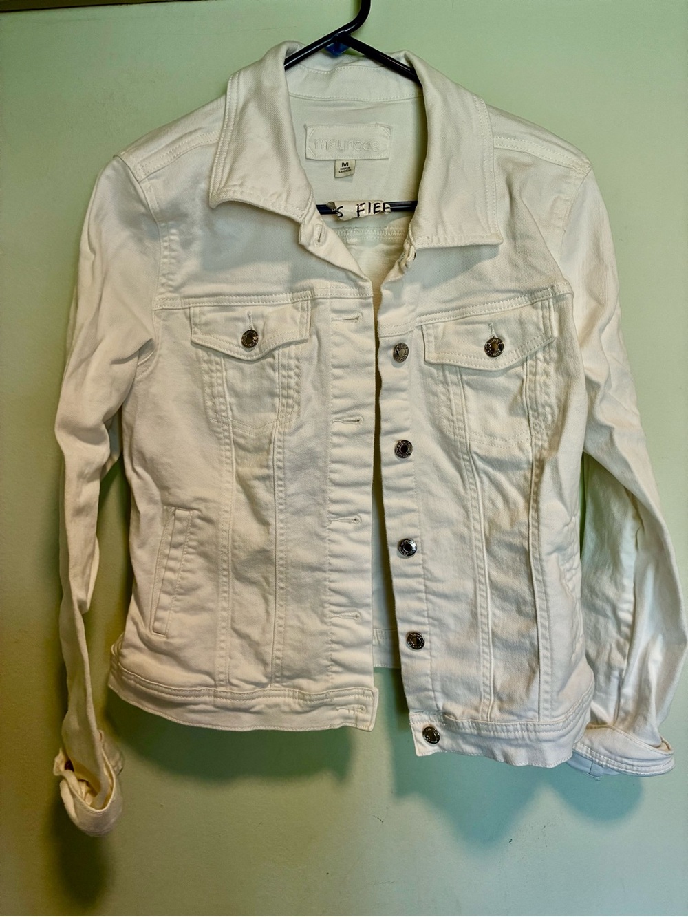 Maurices White Denim Jacket